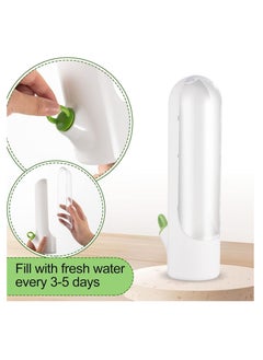 Premify 2 Pcs Herb Saver, Herbs Keeper for Refrigerator, Cilantro Storage Containers, Fridge Organizers and Storage, Herb Saver Pod Keep Fresh & Green Vegetables, Mint, Parsley, Asparagus  - Image 2
