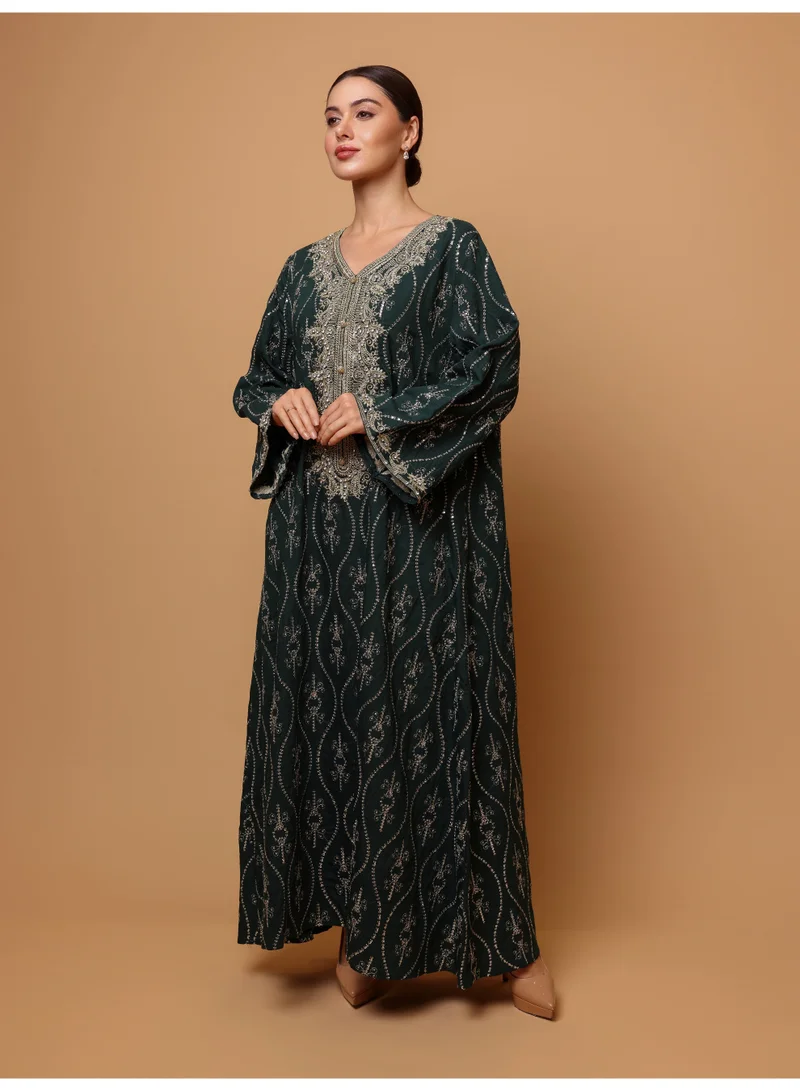 Ikkxa  Ikkxa Hadeel IK7004 Green for Women | Best Price UAE