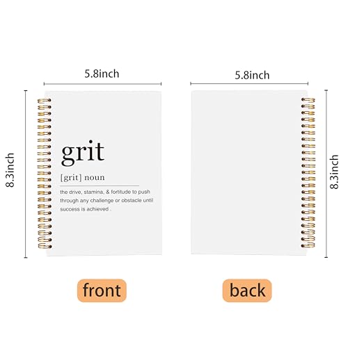 Ecezatik Inspirational Spiral Notebook,Inspirational Journal,Inspirational Journal for Women Men Writing,Grit Spiral Notebook 8.3×5.5 Inch - Image 5