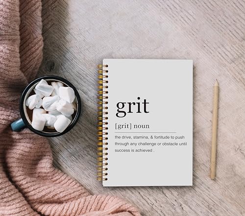 Ecezatik Inspirational Spiral Notebook,Inspirational Journal,Inspirational Journal for Women Men Writing,Grit Spiral Notebook 8.3×5.5 Inch - Image 4