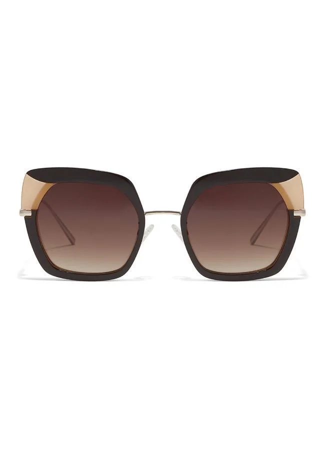 30Sundays Snazzy,Women Sunglasses, Cat Eye Sunglasses, UV Protection: UV400 (Brown,Brown)