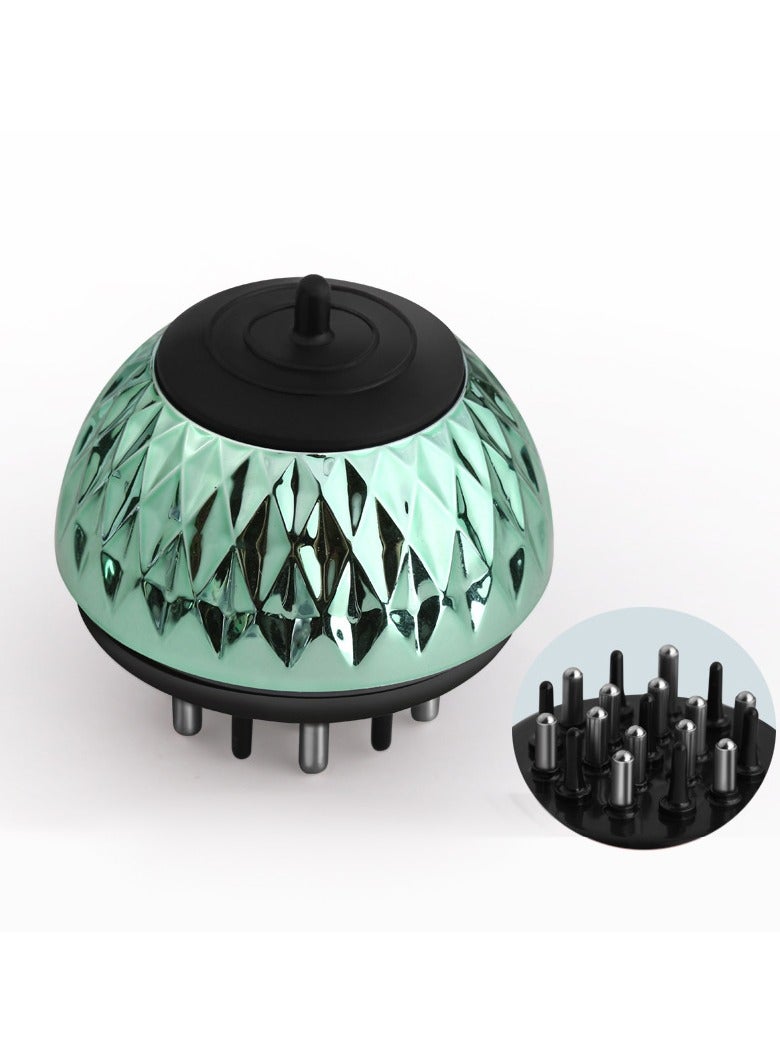 Hair Oil Applicator for Hair Regrowth Treatment - Scalp Massager Minoxidil Applicator Kit - 2 in 1 Scalp Comb Hair Oil Bottle and Hair Brush for Hair Loss Oil Neo Hair Growth Serum（green) - Image 3