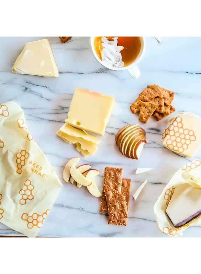 Bee's Wrap Bee's Wrap Reusable Beeswax Food Wraps Made in the USA, Eco Friendly Beeswax Wraps for Food, Sustainable Organic Cotton Wraps, XXL Cut To Size Wax Paper Roll, Honeycomb  - Image 4