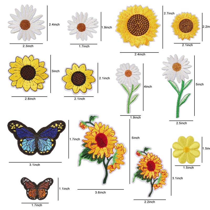 Iron On Patches: Multicolor Fine Quality Materials - Easy To Stick And Sew Embroidered Patches for DIY Clothing Decoration, Embroidery Enthusiasts - Image 4