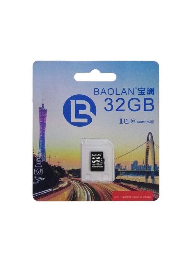 Kingston Genuine Memory Card TF Card 16G32G64G128G Monitoring Recorder Storage Card MicroSD-Color:Baolan Tf Card/monitoring, Exclusive For Recorder-Capacity:32GB  - Image 1