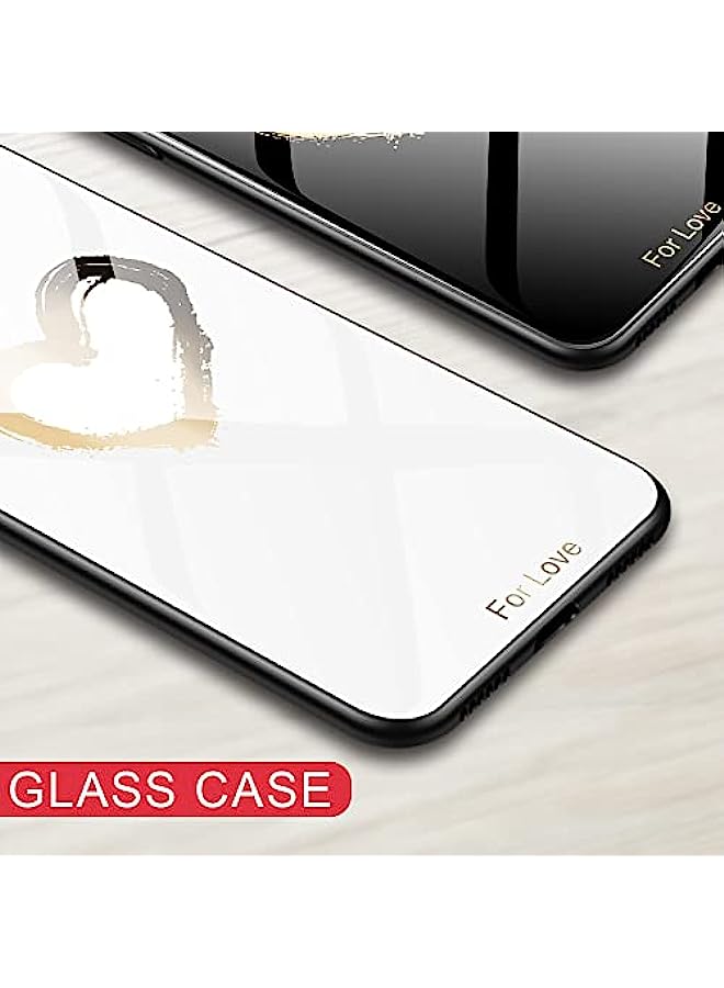 HuHa HuHa Case Cover Compatible For Honor 9 Lite Colorful Painted Glass Phone Case Black Love - Image 2
