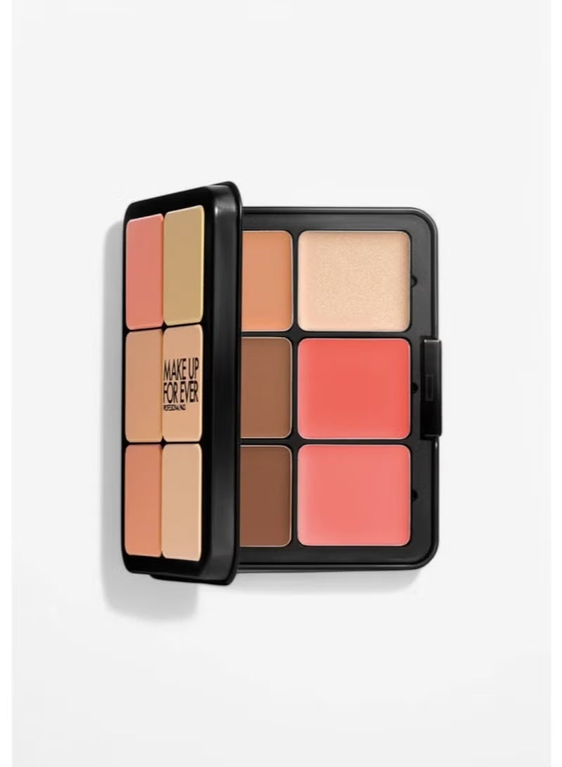 MAKE UP FOR EVER HD Skin All-In-One Palette Harmony 1 | Face Makeup Palette for Foundation, Blush & Contour - Image 1