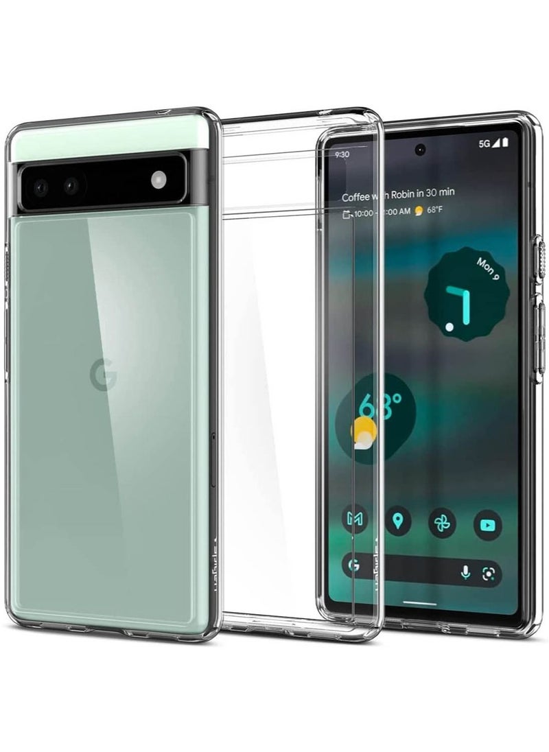 Spigen Ultra Hybrid Case Cover for Google Pixel 6a (2022) - Crystal Clear  - Image 1