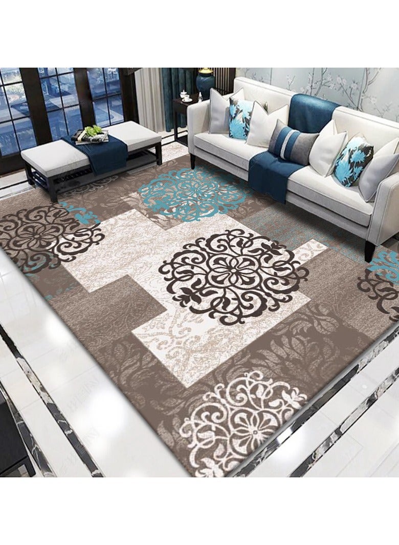 Loquat Machine Washable Classical Carpets Made Of Synthetic Fibers