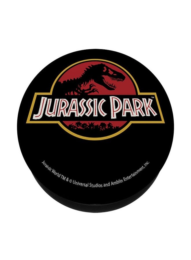 Jurassic Park Classic Logo T-Rex Skeleton PopSockets Adhesive PopGrip - Image 2