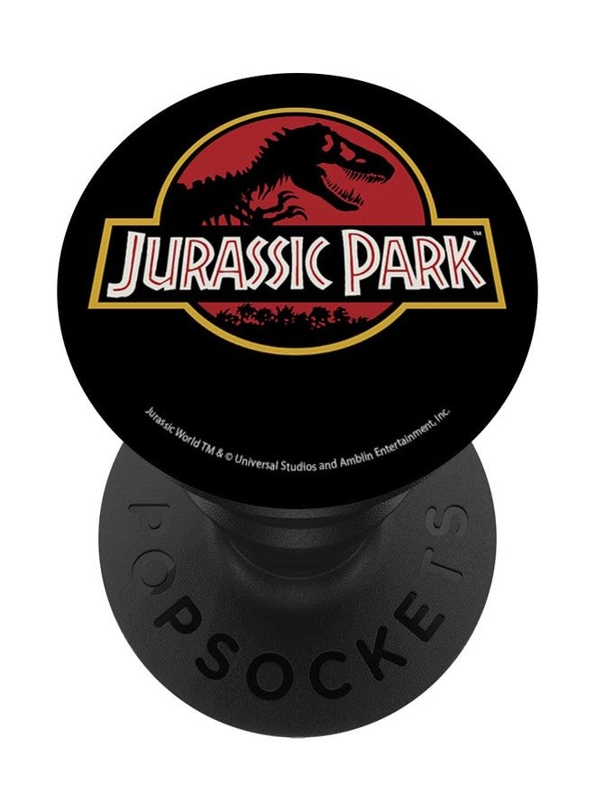 Jurassic Park Classic Logo T-Rex Skeleton PopSockets Adhesive PopGrip - Image 1