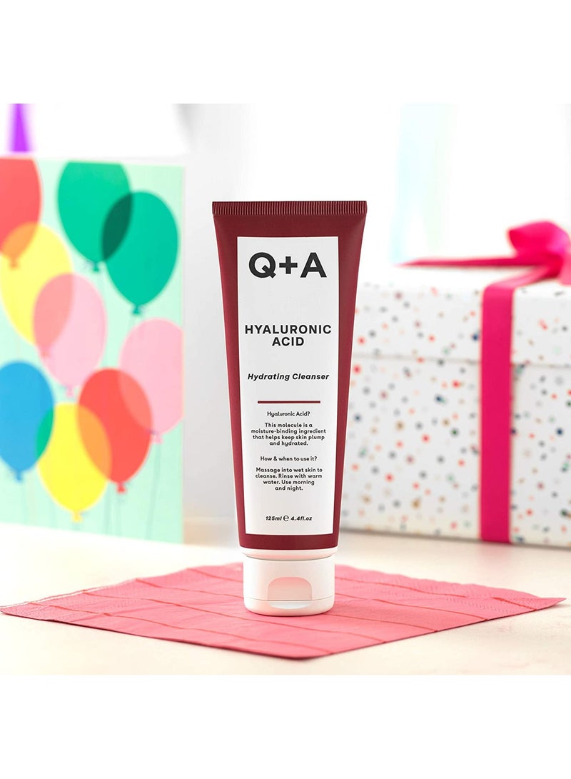 Q+A Hyaluronic Acid Facial Cleanser Hydrates, Cleanses And Smoothes Skin, Instead Of Feeling Dry-125ml - Image 3