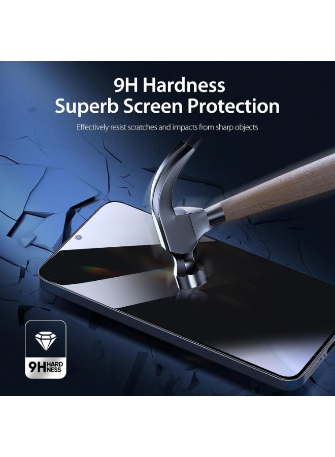 واقي شاشة مضاد للتجسس لـ جالكسي اس 25 (Galaxy S25 Plus) مضاد للتجسس لحماية الخصوصية (لقافة), حماية قصوى للشاشة من الخدوش والكسر - Image 3