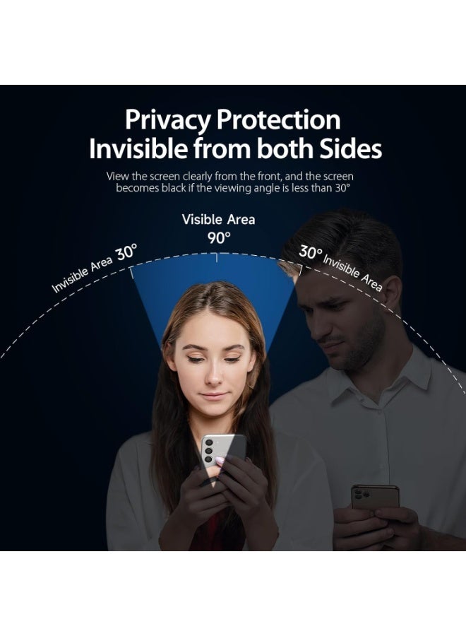 واقي شاشة مضاد للتجسس لـ جالكسي اس 25 (Galaxy S25 Plus) مضاد للتجسس لحماية الخصوصية (لقافة), حماية قصوى للشاشة من الخدوش والكسر - Image 2