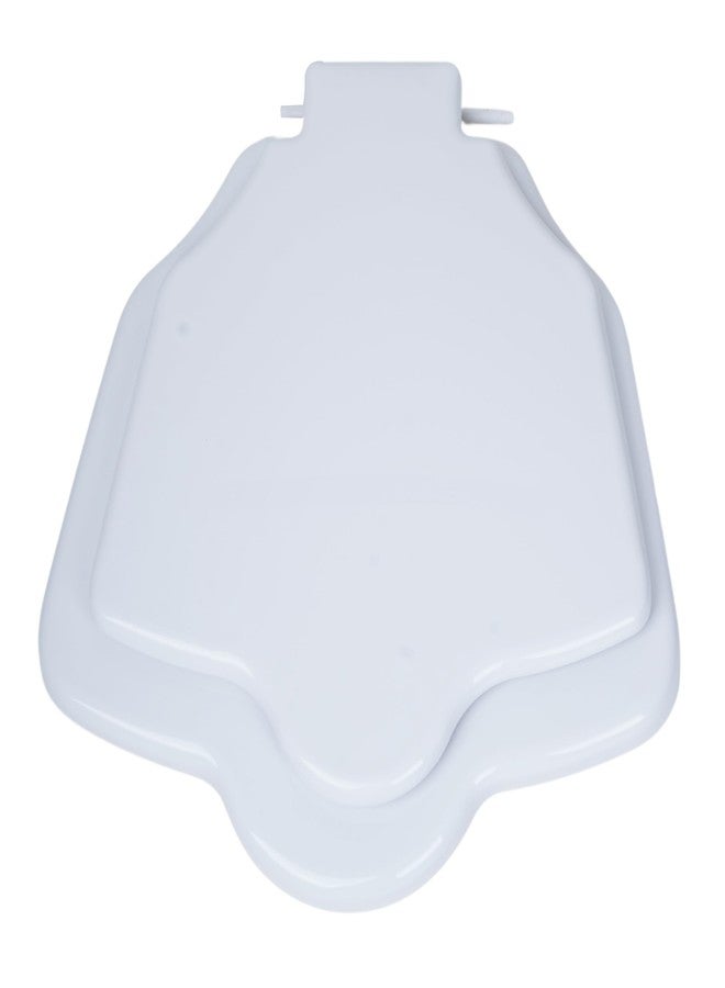 PARRYWARE Universal Series Plastic/PVC Regular SEAT Cover (White) | Designer Oval, Materials, Long Lasting | for Western Commode/Water Closet (WC), bathrooms P03-PAR-E81311C - Image 3