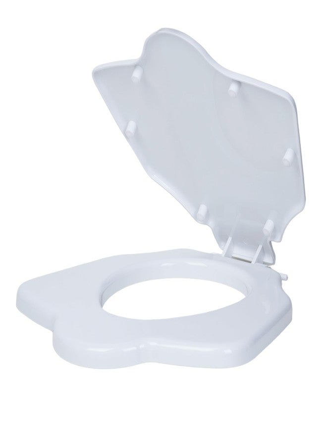 PARRYWARE Universal Series Plastic/PVC Regular SEAT Cover (White) | Designer Oval, Materials, Long Lasting | for Western Commode/Water Closet (WC), bathrooms P03-PAR-E81311C - Image 2