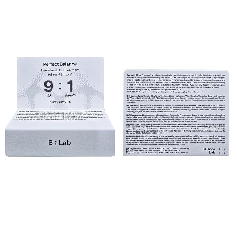 B.LAB B:Lab Evercalm B5 Lip Treatment 5g - Image 2