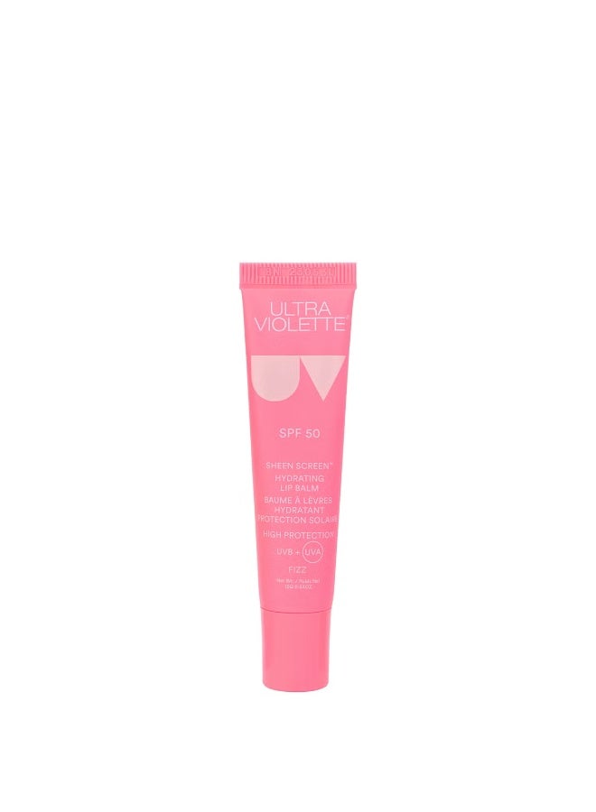 Ultra Violette Sheen Screen Hydrating SPF50 Lip Balm 15ml - Fizz - Image 1