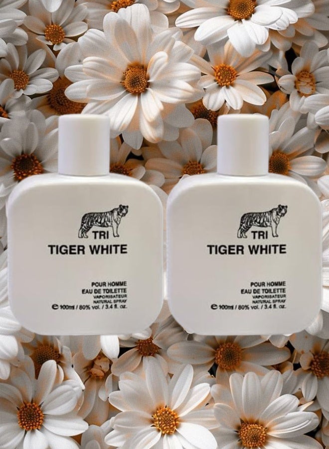 تي أر آي 2 قطع عطر تاجر وايت 100مل - Image 1