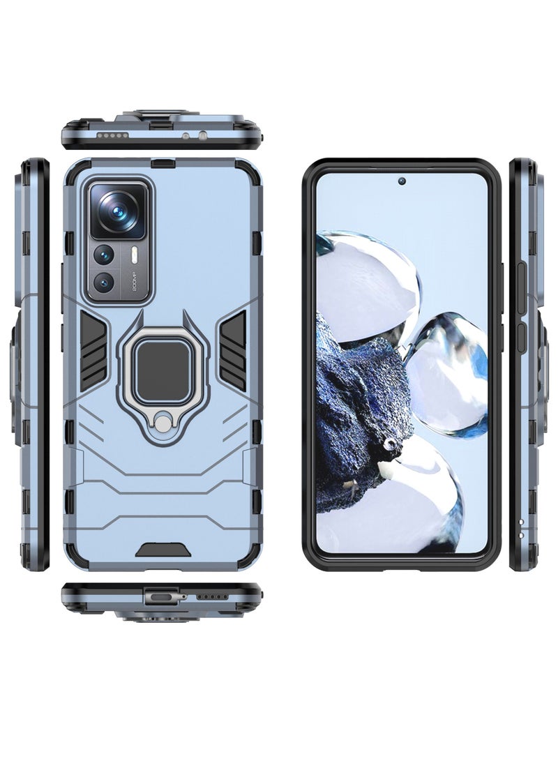 GOLDEN MASK Compatible With Xiaomi 12T/12T Pro Black Panther Back Cover (Blue) - Image 3