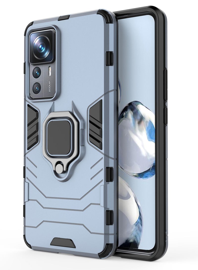 GOLDEN MASK Compatible With Xiaomi 12T/12T Pro Black Panther Back Cover (Blue) - Image 2