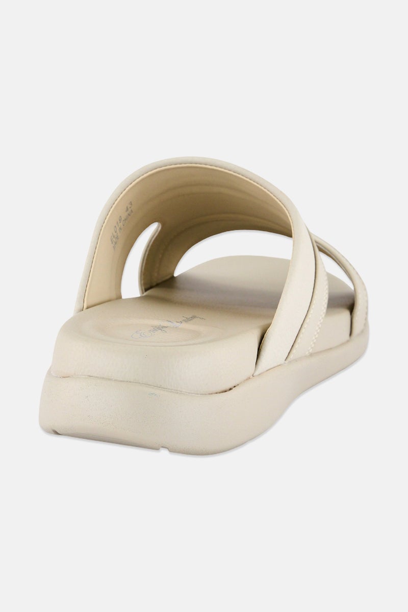 English Laundry Men Slip On Arabic Sandals, Beige - Image 2