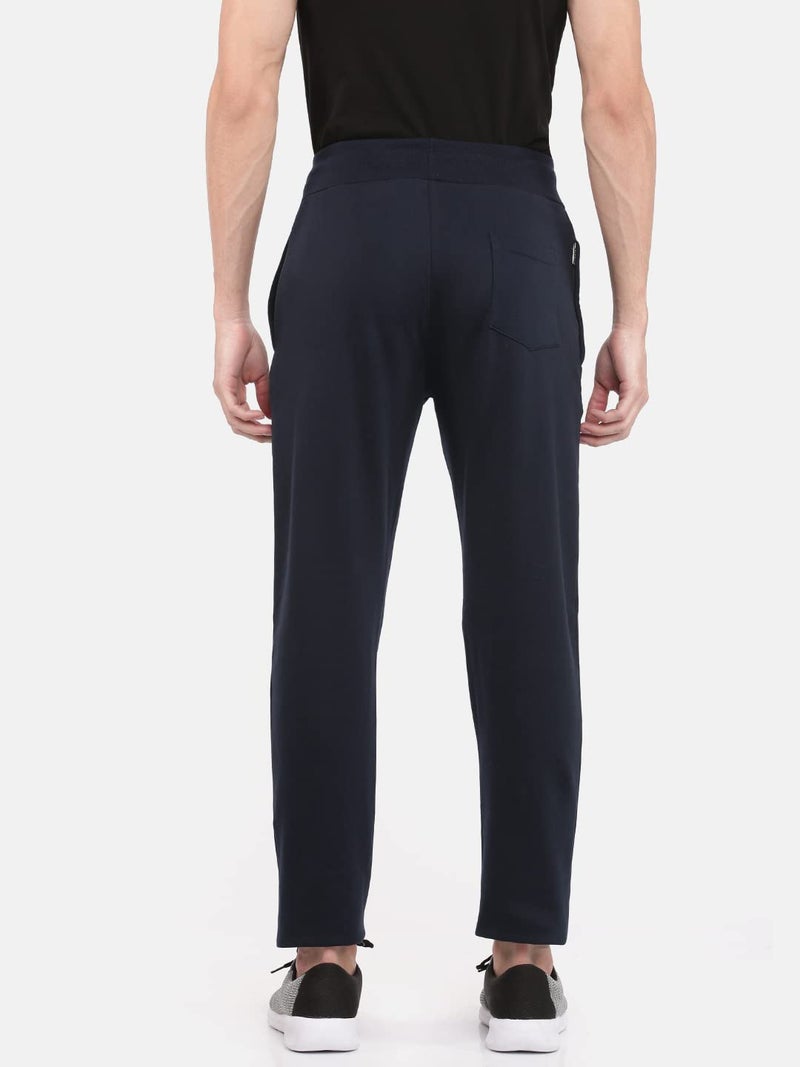 Dollar Mens Cotton Jogger Track Pants (Pack of 1) Navy - Image 2