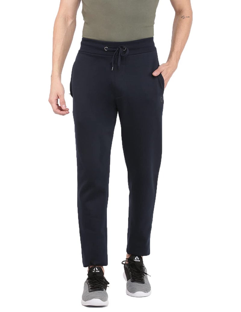 Dollar Mens Cotton Jogger Track Pants (Pack of 1) Navy - Image 1