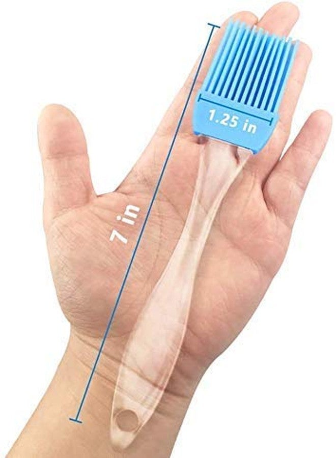 EVEN Silicone Flat Pastry Cooking Oil Brush for Grilling, Tandoor and BBQ,Multipurpose Silicon Brush .(Multicolor) (4 Piece) - Image 5