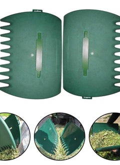 Excefore Leaves Grabber Pack of 2 Handheld Large Leaf Grabber Serrated Cleaning Tools for Garden Lawn Yard Leaf Removal  - Image 4