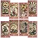 EGCUQ 78 Pink Tarot Cards with Guide BookGold Foil Rider Waite Tarot Deck PVC for Beginners to Expert Pink - Image 3