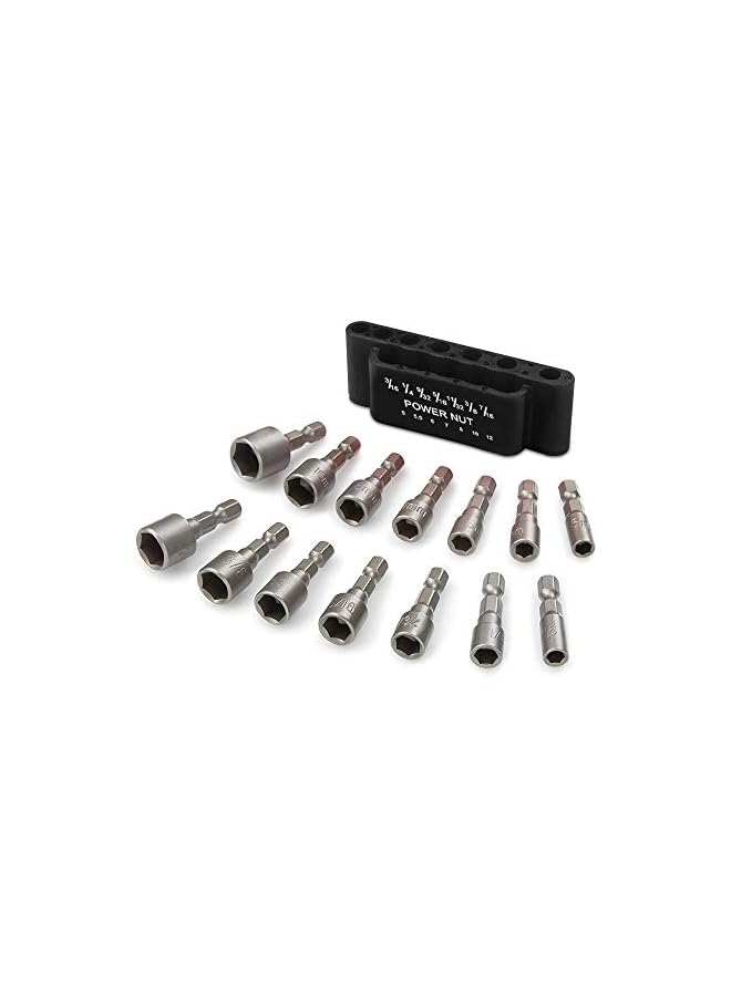PROMASS promass Set of 14 drill bits and 3 socket adapters, hex shank  - Image 3