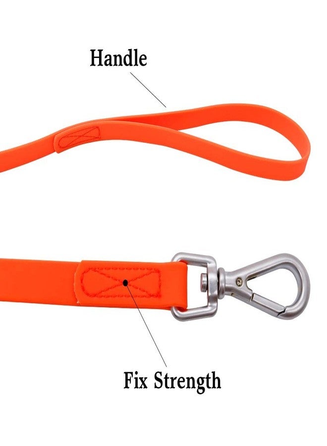 NIMBLE Waterproof Dog Training Leash 50FT 30FT 15FT 10FT 5FT Heavy Duty Recall Long Lead for Large Medium Small Dogs (50FT, Orange) - Image 2