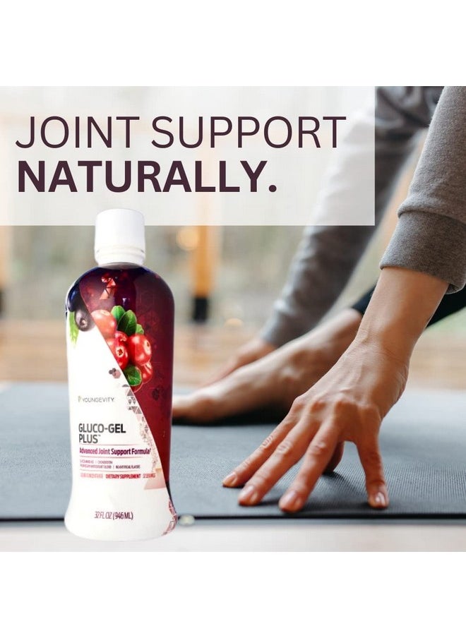 youngevity Youngevity Gluco-Gel Plus™ - Glucosamine 2000mg Chondroitin 1200mg + Super Antioxidant Blend - Mangosteen, Acai, and More - All Natual Fruit and Veggetable Based - (32 fl oz)  - Image 3