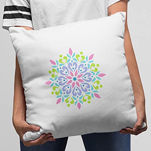 SWAGSTATION Mandala Stencils - 6x6 Inch Dot Painting Tools, Large Mandala Art Painting Kit - Image 3