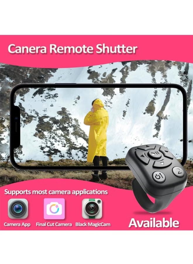 JOYFOCUS Wireless TikTok Scrolling Ring - Bluetooth Page Turner & Camera Shutter Remote Compatible for iPhone/Android, Hands-Free Video Control, Music Controller, Selfie Assistant - Image 5