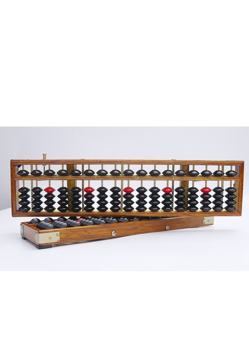 Generic - Digital Standard Abacus Professional 17 Column, Chinese Abacus Calculator Educational Tools Abacus Counting Tool, Arithmetic Tool Calculator - Image 1
