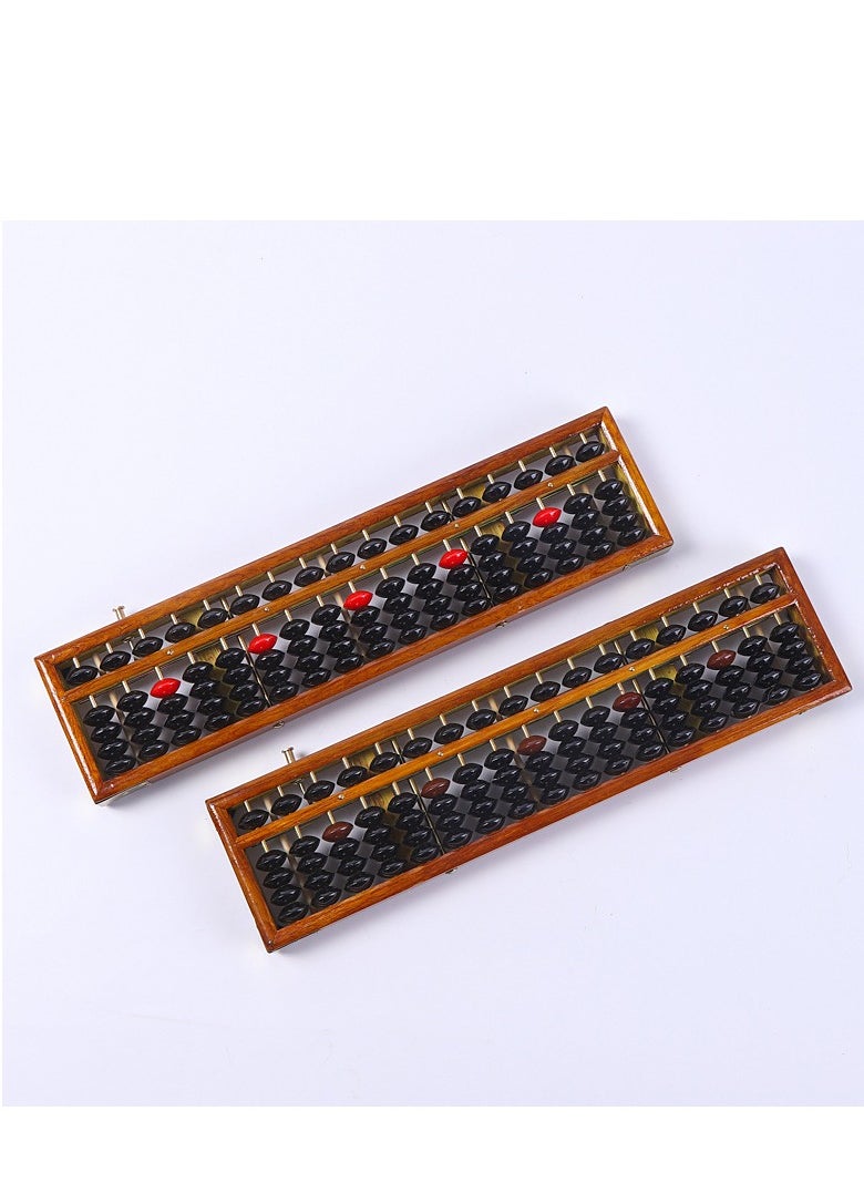 Generic - Digital Standard Abacus Professional 17 Column, Chinese Abacus Calculator Educational Tools Abacus Counting Tool, Arithmetic Tool Calculator - Image 1
