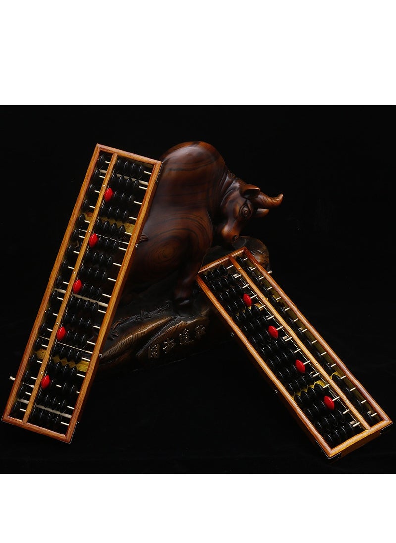 Generic - Digital Standard Abacus Professional 17 Column, Chinese Abacus Calculator Educational Tools Abacus Counting Tool, Arithmetic Tool Calculator - Image 1