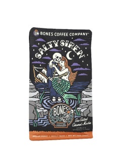 Bones Coffee Company Bones Coffee Company, Salty Siren, Sea Salted Caramel Mocha, Whole Bean, Medium Roast , 12 oz (340 g)  - Image 1