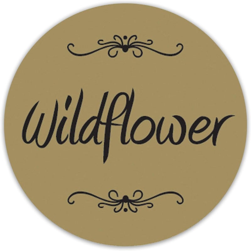 Mann Lake Gold Foil Honey Jar Labels, Multi-Surface Applicable, Easy-to-Apply, Boost Honey Sales, 250 Premium Wildflower Labels (1-1/4 inch) - Image 1