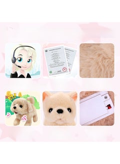 Generic Le Jier Children's Electric Toy Dog Simulation Plush Teddy Calling Walking Dog Machine Dog Girl-Color:Q101 German Shepherd  - Image 5