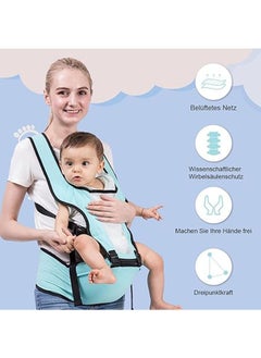 Generic Infant Carrier 3-in-1 Infant Carrier Multifunctional Lightweight Infant Carrier with 3 Carrying Positions for Newborn, Toddler (0-48 Months) Infant Carrier with 4 Carrying Positions Hip Seat Infants  - Image 2