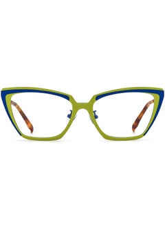FONEX Colorful Pure Titanium Glasses Frame Women Cat Eye Eyeglasses Retro Vintage Optical Eyewear F85748 (F85809 Blue)  - Image 5
