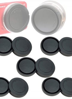 Fotasy (5 Packs) Fotasy E Mount Rear Back Lens Cap Body Cap, Sony EMount Camera Lens Cover Body Cap, FE Lens Cap fits NEX5T NEX-6 NEX-7 a6500 a6400 a6300 a6000 a5100 a5000 a3500 a3000 A7 A7R A7S II III A9  - Image 1