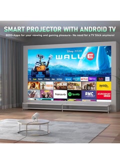 Generic Electric Focus 16000L Portable Mini Projector with Android System WiFi 6 and Bluetooth Auto Vertical Correction FULL HD 1080P 180°Rotatable Outdoor Movie for Phone  - Image 3
