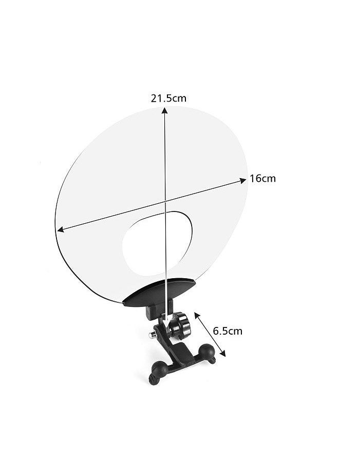Generic - Plastic Saxophone Deflector Sound Deflector Shield With Mute & Reflect Sound Functions For Wind Instrument - Image 1