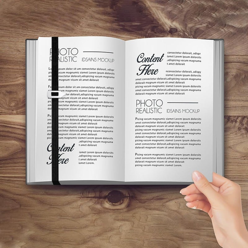 Shudyear شاديير علامات مرنة لأي كتب للنساء والرجال وعشاق الكتب وطلاب المعلمين علامات صفحة القراءة (أسود) - Image 5