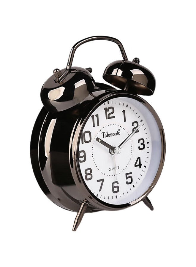 Telesonic Alarm Clock, Creative Design For Students And Children, Loud Bell, Bedroom Bedside, Simple, Luminous, Sweep Second Hand, Traditional Timepiece - Image 3