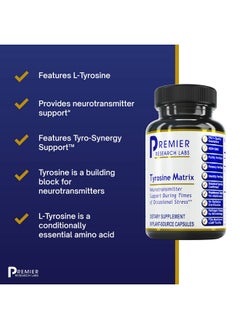 Premier Research Labs Tyrosine Matrix - L Tyrosine Supplement, L-tyrosine 944mg Capsules for Adults, Amino Acid Pills with Red Algae & Rhodiola Rosea - 90 Vegetarian Capsules - pzsku/ZBCBDA32CF9CCC93E4E49Z/45/_/1735907974/33d62de2-336a-4e70-b981-e1ce922025af